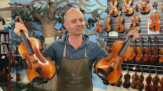 Violin comparison for Eugene  3/4 Struna Maestro vs maestro extra