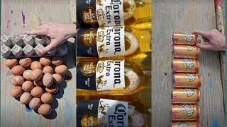 Breaking Glass Bottle 🍾⚡🔥Crushing Crunchy And Soft thing !