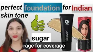#sugar rage for coverage foundation,#35Frappe #honest review by Deepaksshi.