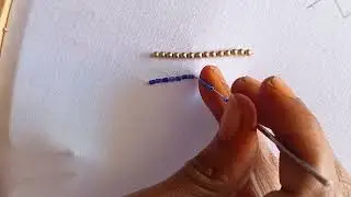 Free aari embroidery classes- 46- cut bead work 