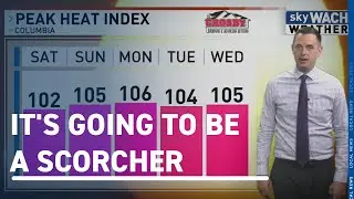 It's going to be a scorcher in SC #weather #forecast #temperatures #heatindex