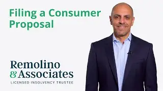 Consumer Proposal - Remolino & Associates