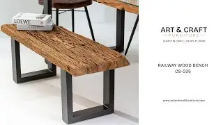 RAILWAY WOOD BENCH CS 035