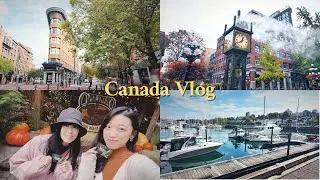 VLOG #19｜2025 Canada Vlog｜溫哥華日記🇨🇦、復古蒸汽鐘🕰️、森林系吊橋🌲、小島下午茶☀️🫖