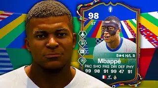 98 UEFA Euro TOTT Mbappe Player Review - EA FC 24