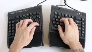Kinesis Freestyle 2 Typing Test (Low-Force Domes) - KeyChatter.com