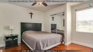 Priced at $124,900 - 3705 SW 27th Street 516, Gainesville, FL 32607