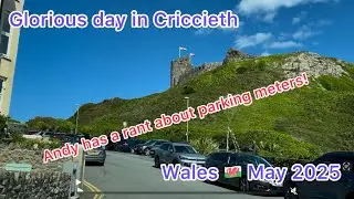 What a glorious summer day for a drive to Criccieth on May bank holiday weekend in #Wales