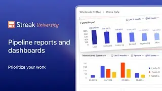 Pipeline reports and dashboard in Streak CRM