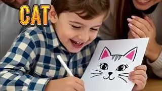Learn ABC: Draw & Color A-H Letters | Fun Alphabet Drawing for Kids & Preschoolers