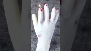 This 🤚🏼HAND CANDLE🕯 is one of the coolest DIYs ever!