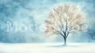 Sensitive Winter, Soft Winter, Touch Winter, Serene Background, Misty Landscape