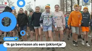 Kinderen in korte broek voor het goede doel