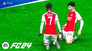 FC 24 Арсенал - Астон Вилла Премьер Лига 23\24 [PS5 Slim] Полный Матча