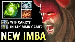 NEW IMBA CARRY Refresher + Shiva Beastmaster in 14k MMR Game Most Broken Hero Delete All WTF Dota 2