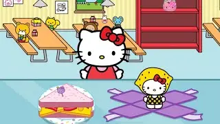 🥪 Breakfast for Hello Kitty — a tasty and cute sandwich! ✨🐱 #hellokitty #games #gameplay #fungame 