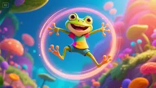 Jumping Frogs Song &mdash; Splash Splash Fun! | Energetic Frog Rhyme for Kids | Toddler Splash Dance Song