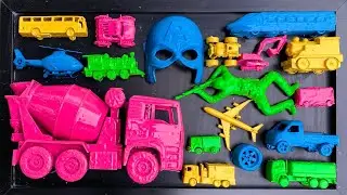 Membersihkan mainan mobilan,truck molen,truck tangki,kereta api TOMAS,captain America,avangers