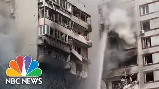 Russia's latest missile attacks hits civilian apartments and dormitory