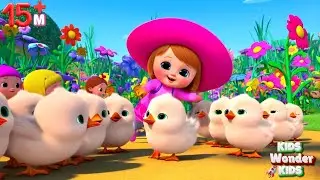 Lily the Little Girl and Cheep the Chicks! A Yellow Chick Rhyme | Nursery Rhymes & Kids Songs