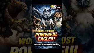 World&rsquo;s Most Powerful Eagles 🦅🔥#shorts #eagle #facts
