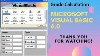 Grade Calculation in Microsoft Visual Basic 6.0