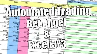 Automated Betfair trading with Bet Angel and Excel 3/3