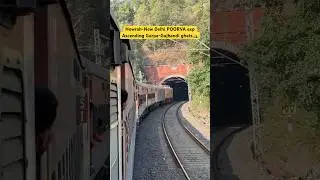 Howrah-New Delhi POORVA exp Ascending Gurpa-Gujhandi ⛰️ghats