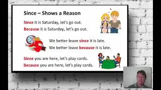 Subordinating Conjunctions - Reason