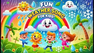 Weather Rhyme for Kids | Animated Rhyming Story for Kids In English | Tales By RA