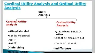 Utility (Cardinal+Ordinal Utility) Full topic Explained