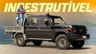 PROIBIDO EM PORTUGAL. Toyota Land Cruiser 70 é QUASE INDESTRUTÍVEL 