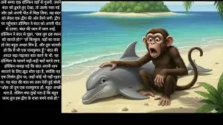 Hindi stories Bandar or dolphin.