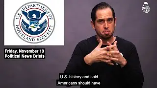 Friday, November 13 Political News Briefs