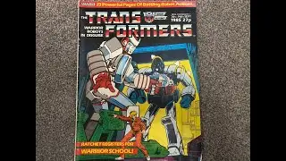 Transformers generation one issue 26 marvel UK comic complete collection. G1 exclusive artwork story