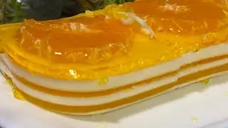 Желе «Мандаринка»🍊— це той випадок, коли смак і вигляд закохують з першого шматочка.Яскравий🍨десерт!