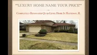 Matteson IL. 3 Bedroom 3 Bath For Sale
