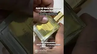 Perfume Bottle Metal Stickers ( #metalsticker #nickelsticker #epsticker #perfume )