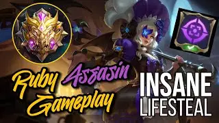 BEST BUILD FOR RUBY ASSASIN EMBLEM 2020! UNLIMITED LIFESTEAL??!!!