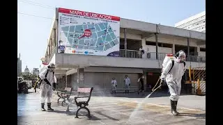 Jornada de limpieza y desinfecci&oacute;n en el Mercado Municipal Gran Mariscal Ram&oacute;n Castilla