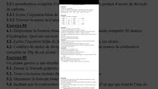 les hydrocarbures 3 &eacute;me