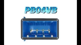 US Linsky Canada Standard ETL/CETL 4-gang Vapor Barrier Plastic Box. Model name: PB04VB