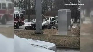Freeway Drive crash: 4 students, 1 adult injured