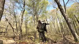 First solo turkey hunt (my bike died and i got stranded)