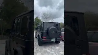Wrapping a G-Wagon Matte Black🖤 #g63 #amg #cars #vinylwrap