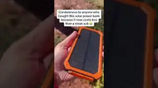 Hurry! Solar Power Bank on Sale Now #solarpower