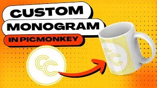How to Make a MONOGRAM LOGO in PicMonkey (Tutorial)