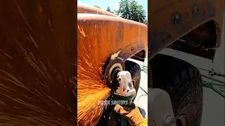 Satisfying POV ASMR 1948 Land Rover Restoration From Mossy Wreck to Factory New #asmr #pov  #shorts