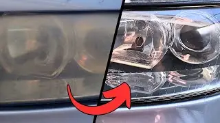 Headlight restoration at home
