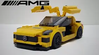 LEGO Mercedes SLS Black Series | Opening Hood | Gullwing Doors